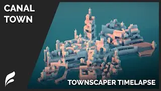 Townscaper - Canal City Timelapse 1440p 60FPS