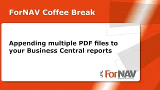 Appending multiple PDF files to your Business Central reports