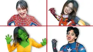 Team She-Hulk, Superheros Become Zombie In Real Life - GreenMan TV