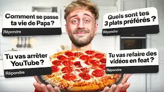 Je DÉGUSTE ma PIZZA favorite 🤤 (en répondant à vos questions)