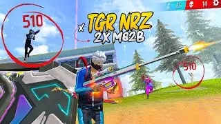 2x M82B On Fire 🔥 Op 1 Vs 4 Gameplay 🤯 Free Fire