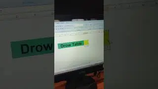 Draw Table #tips #tricks #trending #viral #computer #tranding #shorts #magic #shortvideo #short