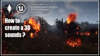 How to create a 3D sound in UE5 !