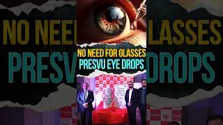 Freedom From Glasses | PresVu Eyedrops | #eyedrop