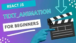 text animation react || for beginners 