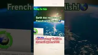 Earth Day videos in French and English ! #shorts #earthday #teacher #teacher #esl #french #teaching