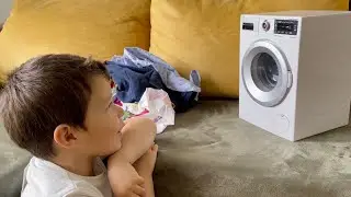 Oyuncak Bosch Çamaşır Makinası İsikli sesli