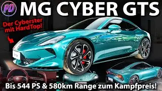 MG CYBER GTS - Bis 544 PS & 580 km Range zum Kampfpreis!