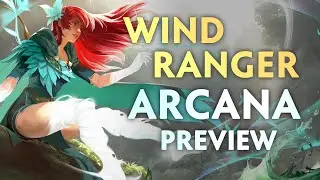 Windranger ARCANA preview — TI10 Battle Pass