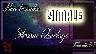 How to make a simple stream overlay for youtube and twitch