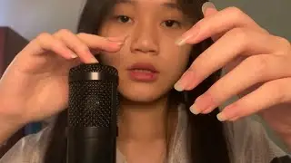 ASMR nail tapping, rubbing & scratching