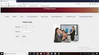 E-Voting System Java Project || JDBC || SERVLET || JSP || Apache Tomcat Server || NetBeans || MySQL