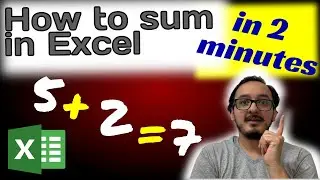 ➕ How to sum cells and numbers in Excel in 2 minutes