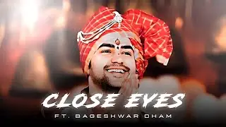 Close eyes Ft. Bageshwar dhma sarkar🔥 || Bageshwar dham attitude status 😈 #shorts #bageshwardham