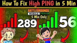 How To Fix HIGH PING in 5 Minutes Every Season | 1.8 Season High Ping Issue Solve| High Ping Problem
