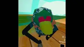 Two doofuses playing Penguin Paradise in Vr