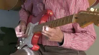 In the mood.  The Shadows cover played by Phil McGarrick. FREE BT & TABS