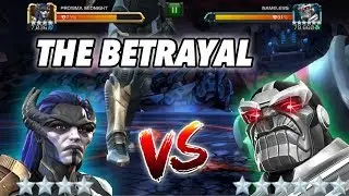 The Betrayal | 4-Star Proxima Midnight Against Nameless Thanos | Marvel Contest of Champions