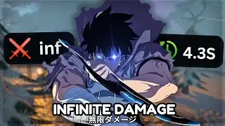 SUNG JIN WOO EVO got INFINITE DAMAGE?! | Anime Last Stand