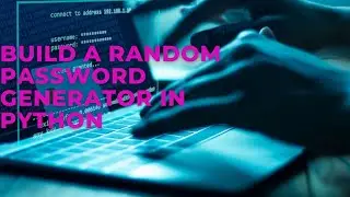 Build a random password generator in python