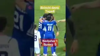 Goldan zavqlanig birinchi davraning oxirgi goli Buxoro darvozasiga kiritildi