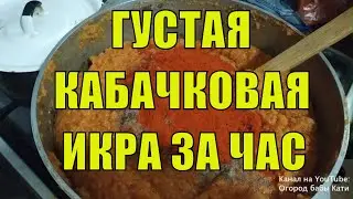 Рецепт густой кабачковой икры на зиму, самая необходимая заготовка на зиму.