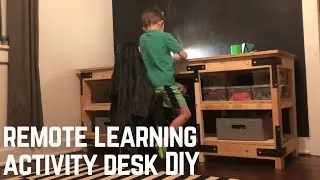 Remote Learning Activity Desk Build DIY