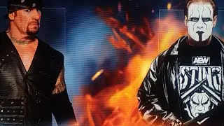 Undertaker vs Sting  backstage brawl.