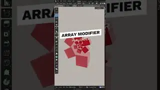How to use Array Modifier in Blender - Blender Tutorial for Beginners 