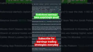 ROBINHOOD Stock Earnings Are Out!! BUY or SELL? *HOOD*
