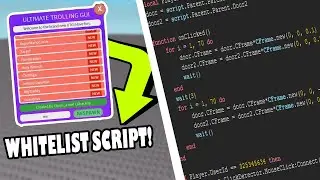 HOW TO CREATE A WHITELIST SCRIPT FOR UTG! | (Roblox - Studio)