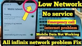 infinix network problem Solution no network | no service| low Network |mobile network problem solve