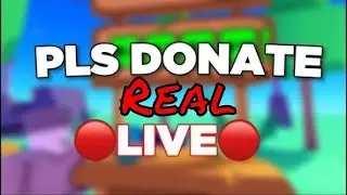 🔴LIVE🔴 GIVEAWAY OF ROBUX | PLS DONATE LIVE (REAL)