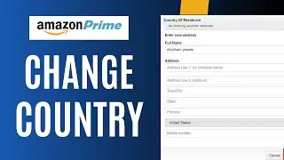 How to change country in Amazon Prime Video