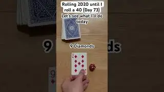 Rolling 2D20 until I roll a 40 (Day 73)