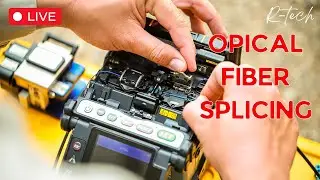 Optical Fiber Splicing Live 