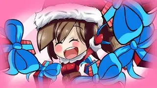 Chibi Eve happy because it's Christmas! (Speedpaint #14)