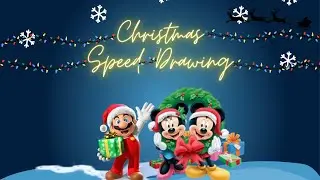 Speed Drawing| Christmas Mash Up