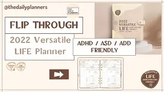 2022 Versatile Life Planners| flip through | ADHD ASD ADD friendly digital planner