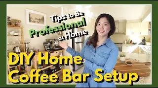🏠 DIY Coffee Bar Setup and Organisation Ideas for Home | How To | Home Barista Tips