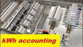 Electricity metering board (17 consumers).