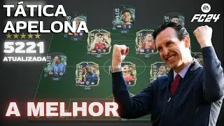 A melhor TÁTICA EA FC 24 |  5221 - Combo Completo da Defensiva à Ultra-Ofensiva | A Tática Proibida!