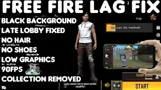 free fire full vbot  black background lag fix config file || 