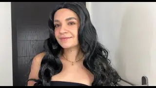 HONEST Review QUEENTAS Long Black Wig! ✅  #amazon  #amazonfinds
