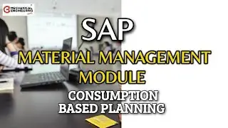 SAP|MATERIAL MANAGEMENT|2-Consumption-Based Planning