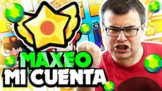 MAXEO MI CUENTA DE BRAWL STARS ¡¡GASTAMOS 6000 GEMAS!!