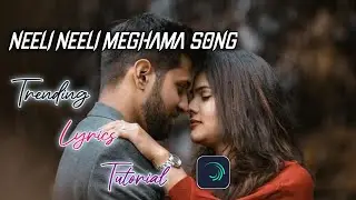 Neeli Neeli meghama song editing alight motion | alight motion video editing telugu