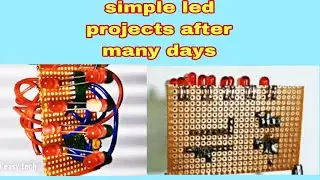 wow || Led chaser with cd4017 || Diy led home lighting projects
