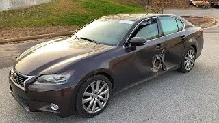 I SHOULDN'T HAVE TOUCHED THIS CAR! THINK I MADE THE LEXUS GS 350 I WON FROM COPART LOOK EVEN WORSE!