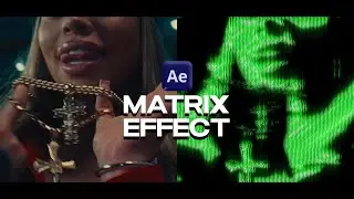 How To Make MATRIX Effects in After Effects! (NO PLUGINS)